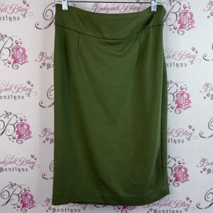 Premise studio skirt green forest Olive Pencil Skirt